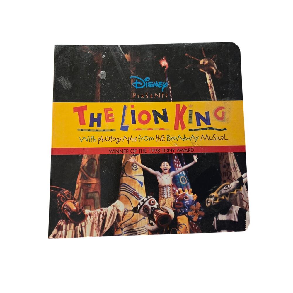 DISNEY THE LION KING Broadway Musical Photographic Book 0786832169